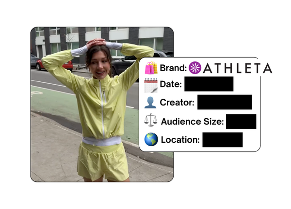 Spotted: ATHLETA in a new paid collab