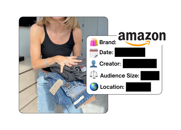Spotted: Amazon in a new paid collab