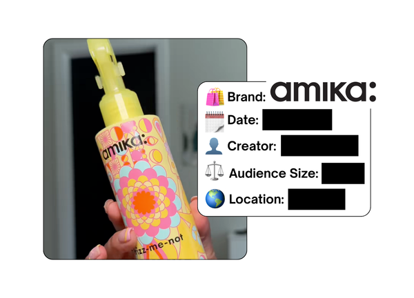 Spotted: Amika in a new paid collab