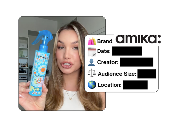 Spotted: Amika in a new paid collab
