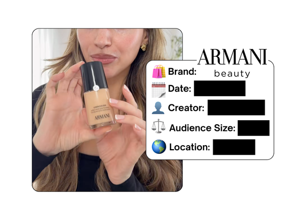 Spotted: Armani Beauty in a new paid collab