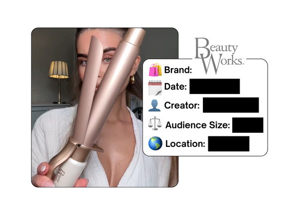 Spotted: Beauty Works in a new paid collab