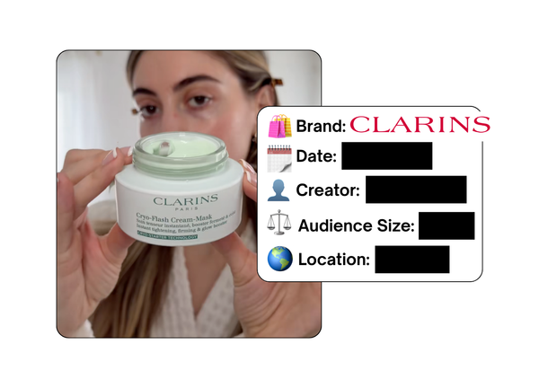 Spotted: Clarins in a new paid collab