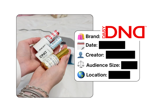 Spotted: DND Gel in a new paid collab