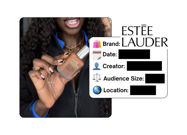Spotted: Estée Lauder in a new paid collab
