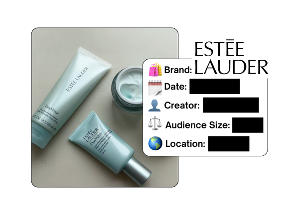 Spotted: Esteé Lauder in a new paid collab