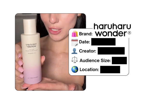 Spotted: Haruharu Wonder in a new paid collab