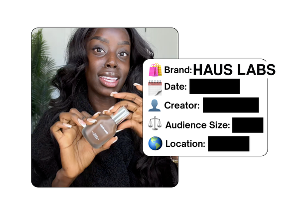 Spotted: Haus Labs in a new paid collab