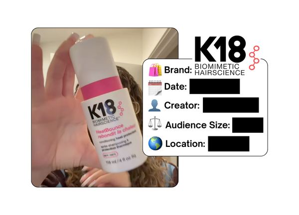 Spotted: K18 Hair in a new paid collab