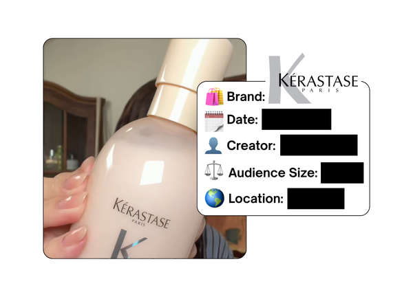 Spotted: Kerastase in a new paid collab