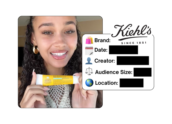 Spotted: Kiehl's in a new paid collab