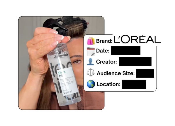 Spotted: L’Oreal in a new paid collab