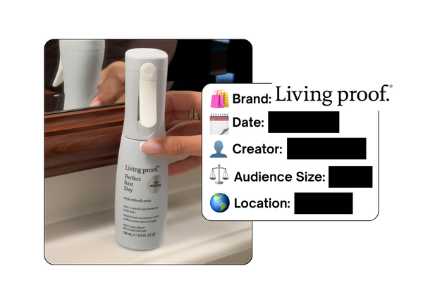 Spotted: Living Proof in a new paid collab