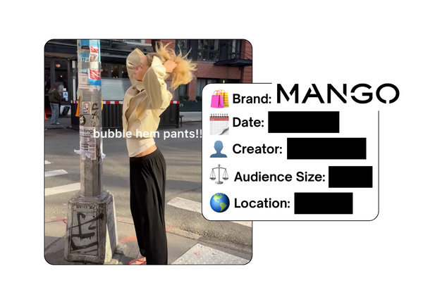 Spotted: Mango in a new paid collab