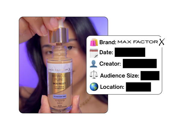 Spotted: Max Factor in a new paid collab