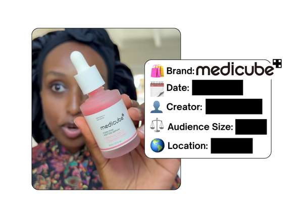 Spotted: Medicube in a new paid collab