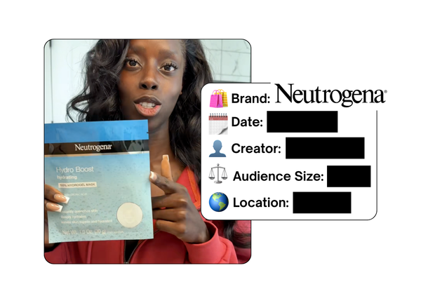 Spotted: Neutrogena in a new paid collab