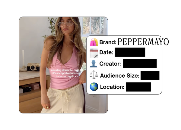 Spotted: PEPPERMAYO in a new paid collab