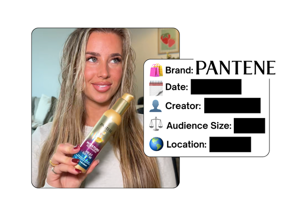 Spotted: Pantene in a new paid collab