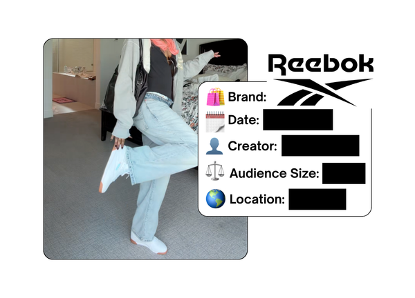 Spotted: Reebok in a new paid collab