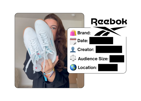 Spotted: Reebok in a new paid collab