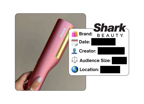 Spotted: Shark Beauty in a new paid collab