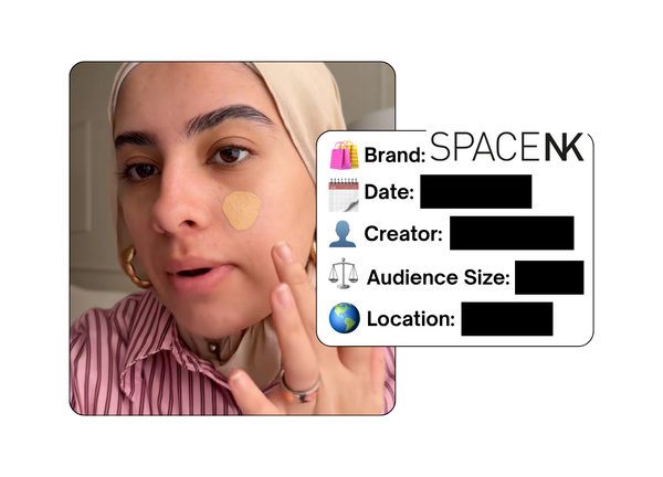 Spotted: Space NK in a new paid collab