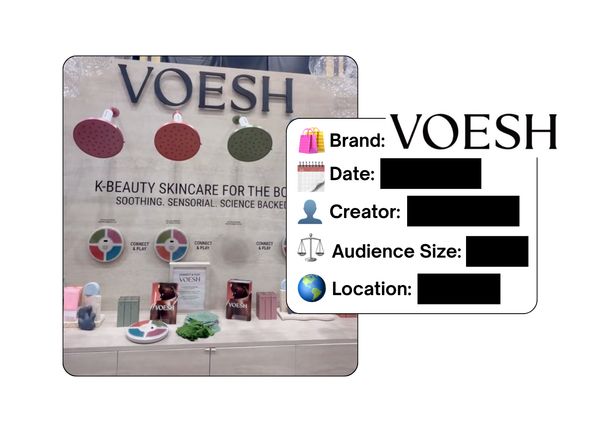 Spotted: VOESH in a new paid collab