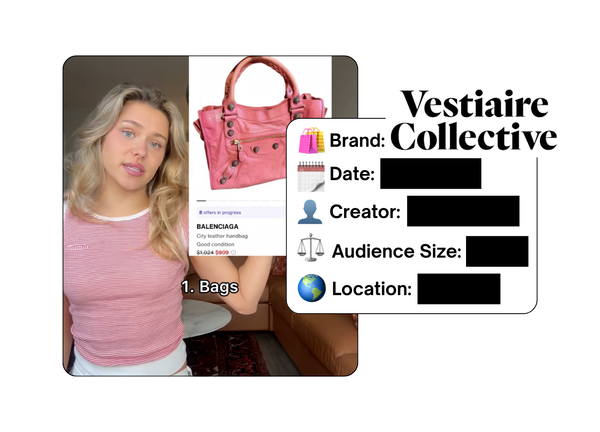Spotted: Vestiaire Collective in a new paid collab
