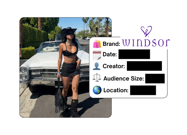 Spotted: ‎Windsor in a new paid collab
