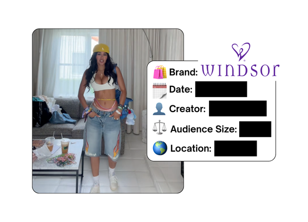 Spotted: ‎Windsor in a new paid collab