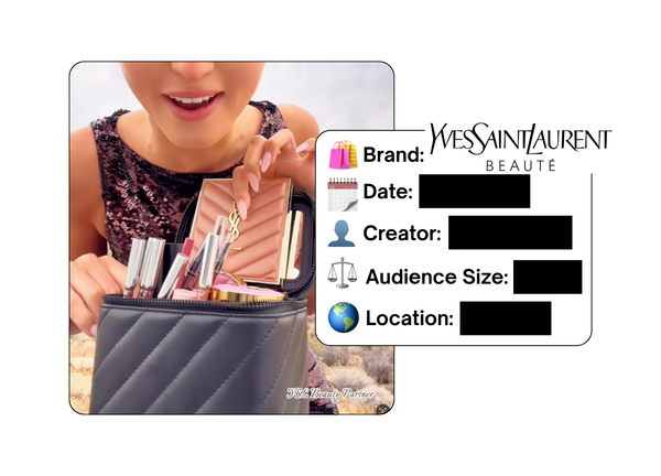 Spotted: YSL Beauty in a new paid collab