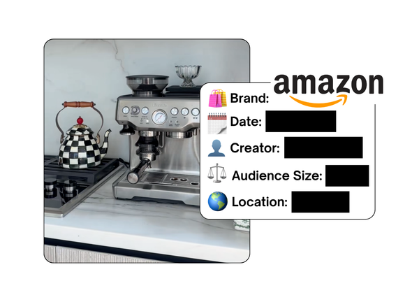 Spotted: Amazon in a new paid collab