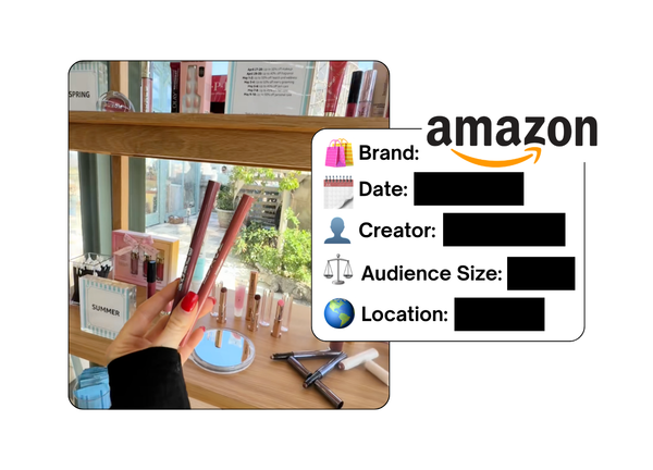 Spotted: Amazon in a new paid collab