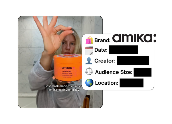 Spotted: Amika in a new paid collab
