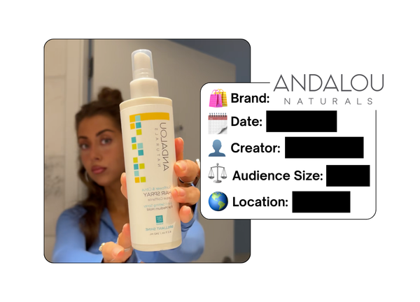 Spotted: Andalou Naturals in a new paid collab
