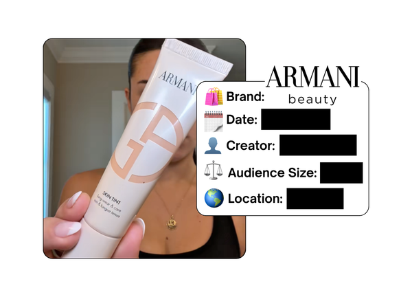 Spotted: Armani Beauty in a new paid collab