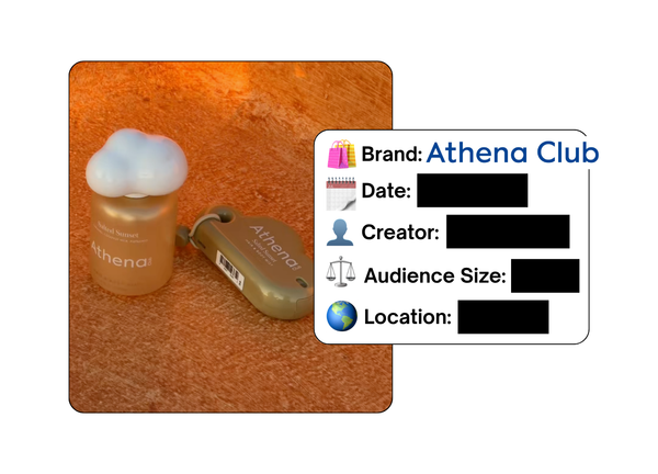 Spotted: Athena Club in a new paid collab