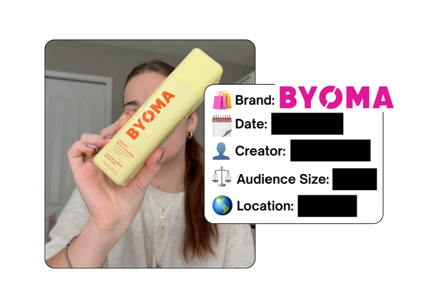 Spotted: BYOMA in a new paid collab