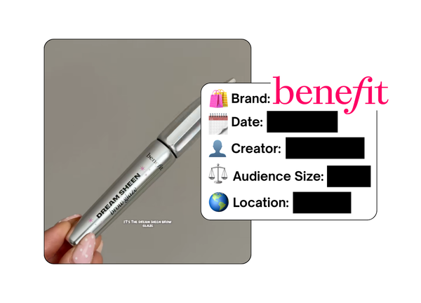 Spotted: Benefit Cosmetics in a new paid collab