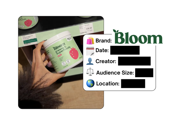 Spotted: Bloom Nutrition in a new paid collab