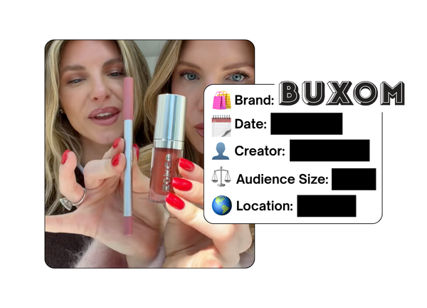 Spotted: Buxom Cosmetics in a new paid collab