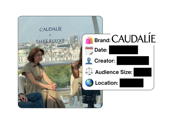 Spotted: Caudalie in a new paid collab
