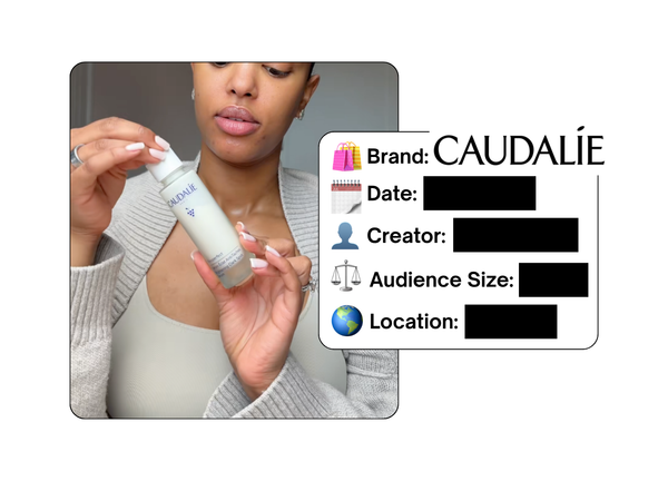 Spotted: Caudalie in a new paid collab