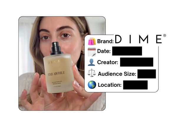 Spotted: DIME Beauty in a new paid collab