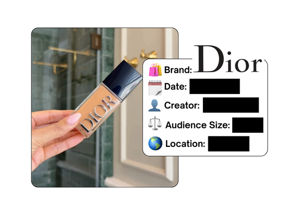 Spotted: Dior Beauty in a new paid collab