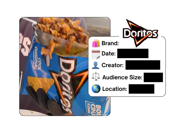 Spotted: Doritos in a new paid collab