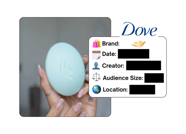 Spotted: Dove in a new paid collab