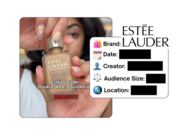Spotted: Estée Lauder in a new paid collab