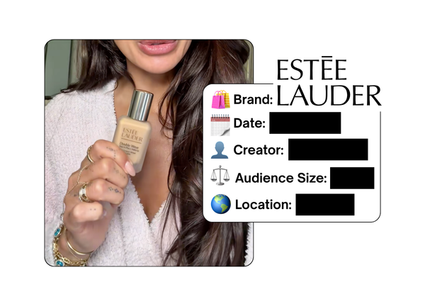 Spotted: Estée Lauder in a new paid collab